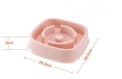 Dogs And Cats Choke Prevention Food Bowl
