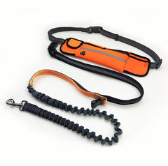 Hands-Free Running  Dog Leash with Waist Storage
