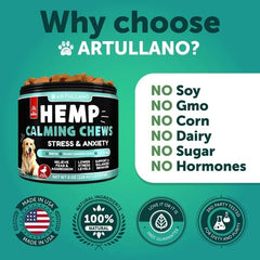 Hemp Anxiety Relief Chews For Dogs