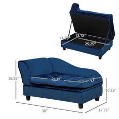 Luxury Small Pet Bed With Hidden Storage