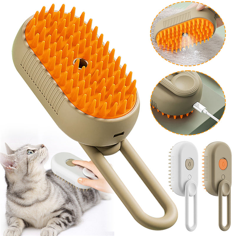 SteamBrush 3-in-1 Grooming  Brush