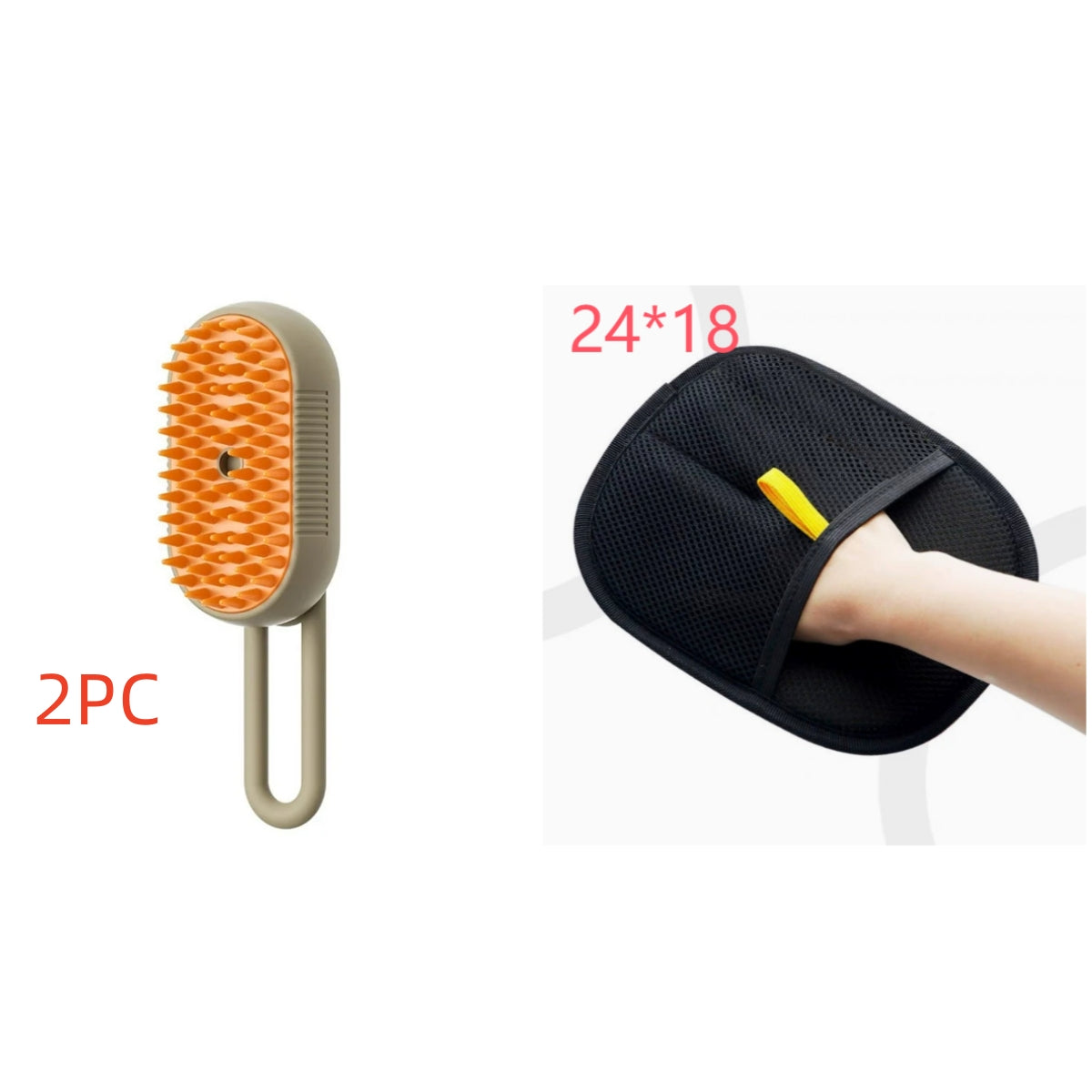 SteamBrush 3-in-1 Grooming  Brush