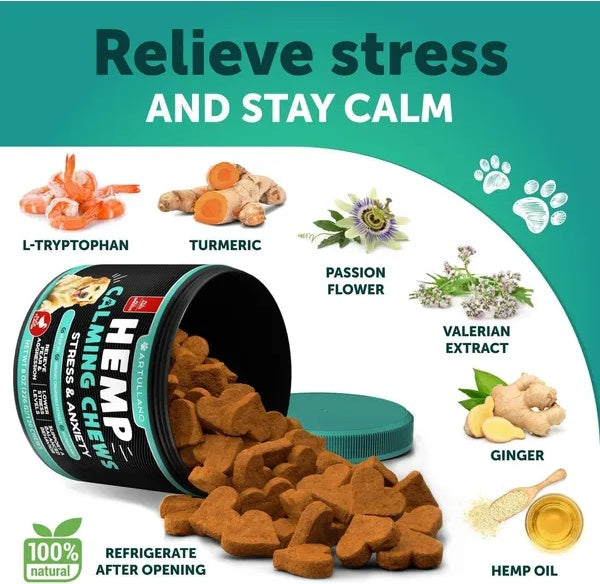 Hemp Anxiety Relief Chews For Dogs