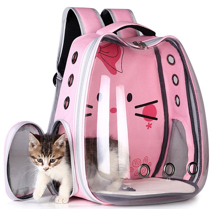 Expandable Breathable Pet Travel Backpack