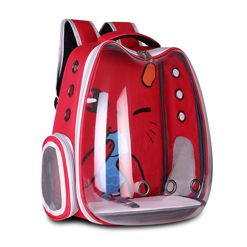 Expandable Breathable Pet Travel Backpack
