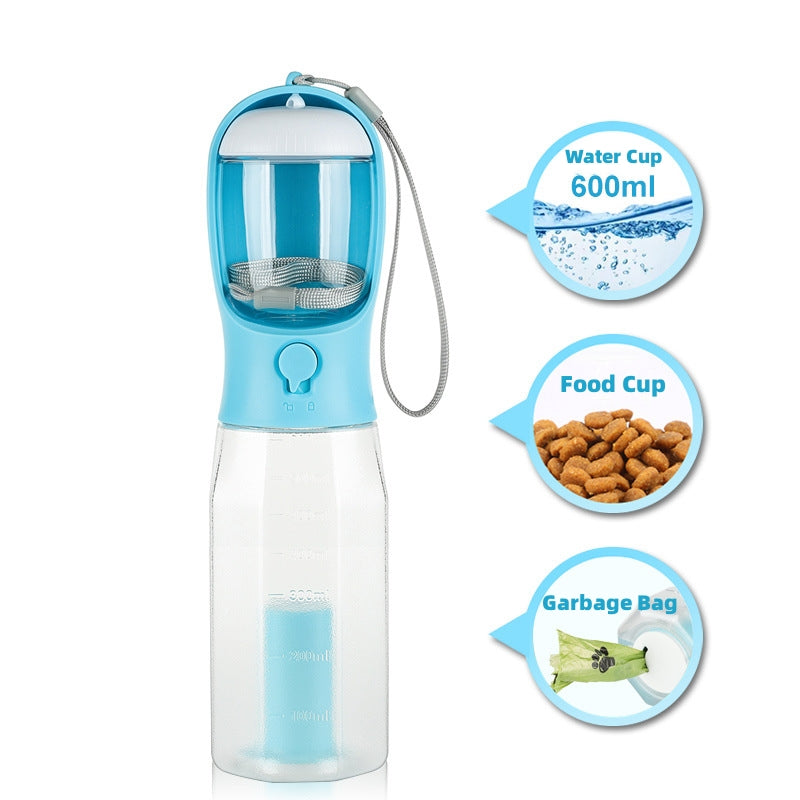 3-in-1 Portable Food & Water Travel Bottle