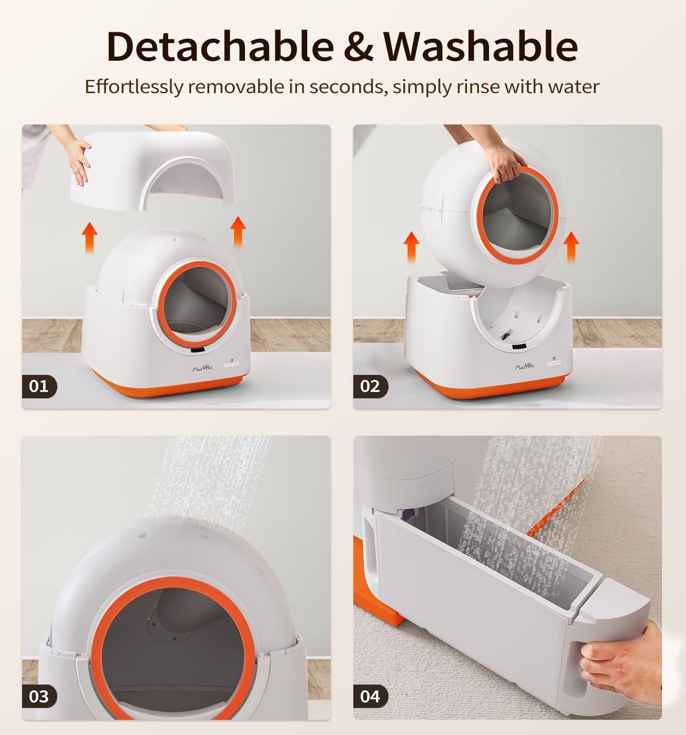 Smart Self-Cleaning Litter System
