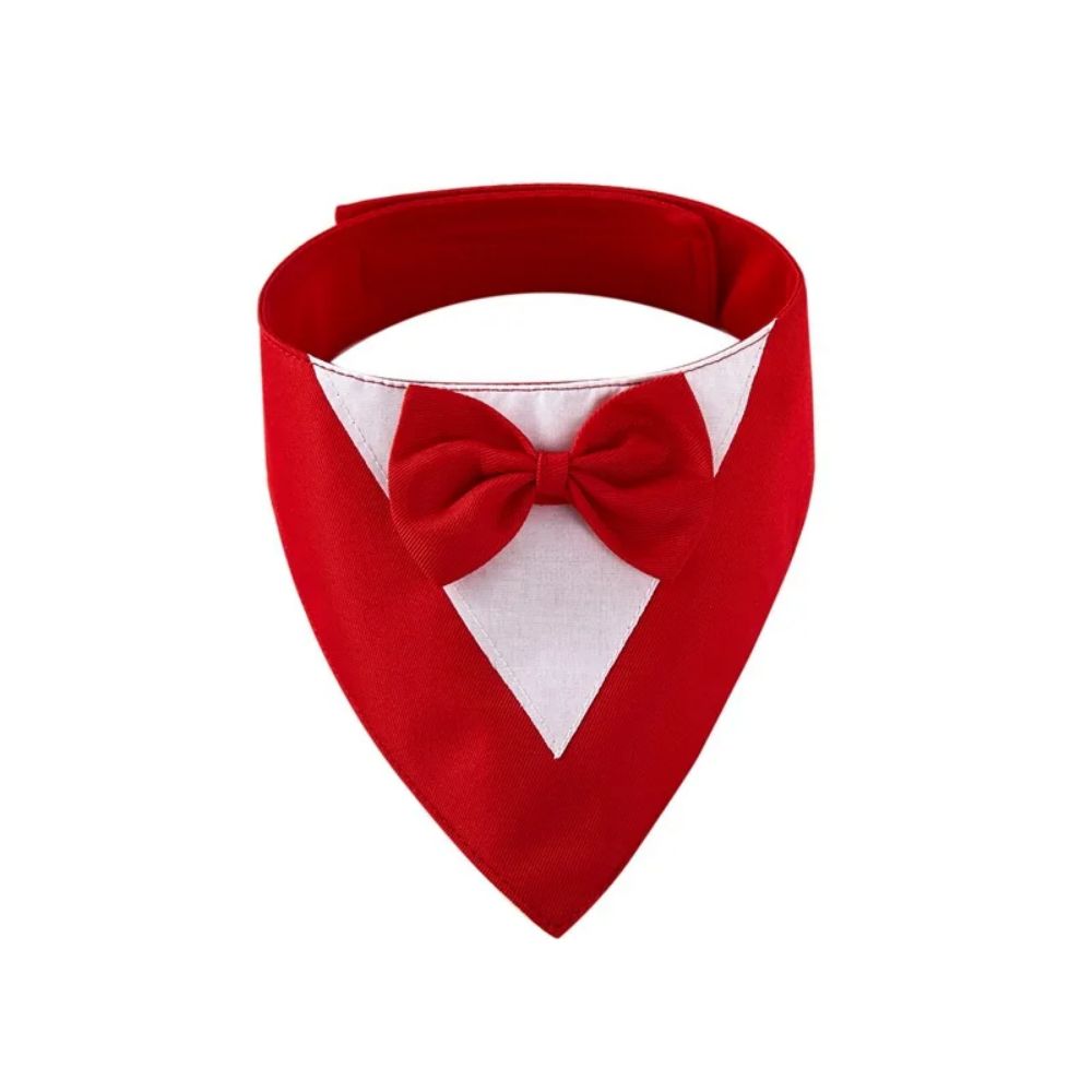 Pet Triangle Bib Bow